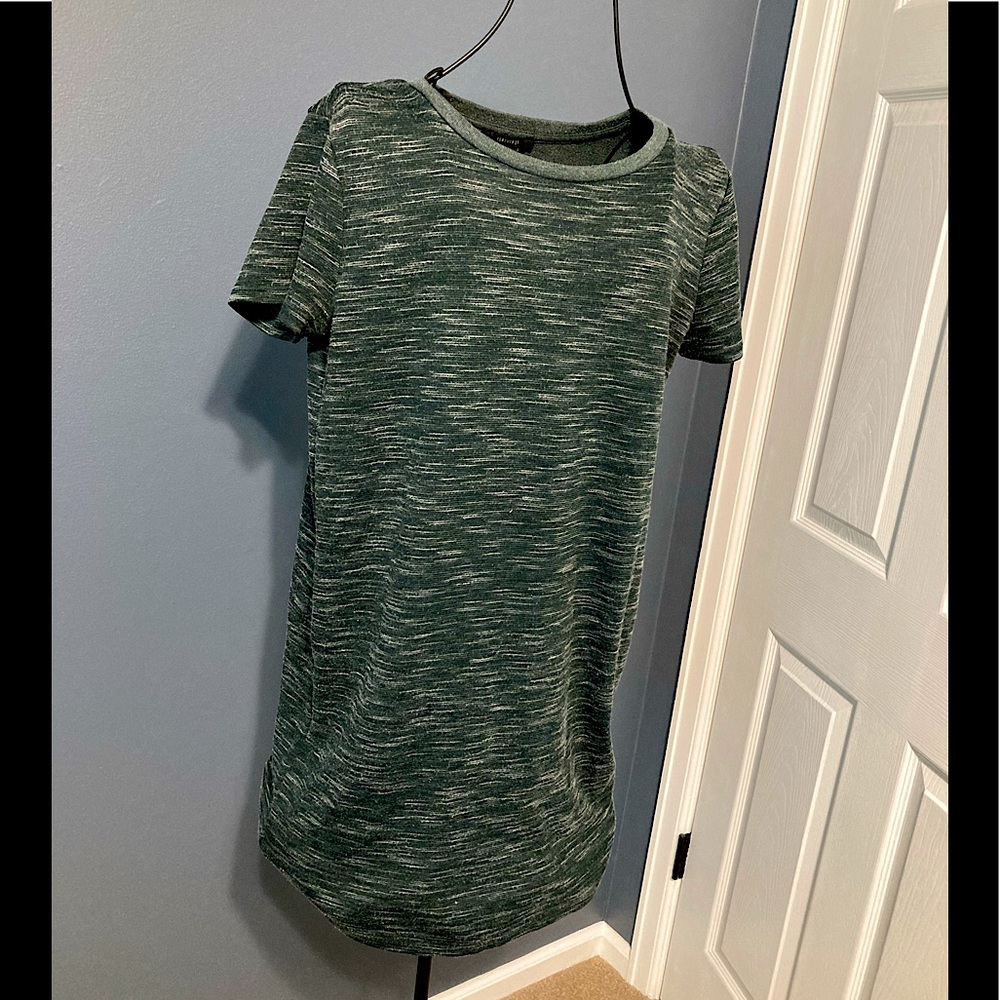 Forrest green teeshirt dress
